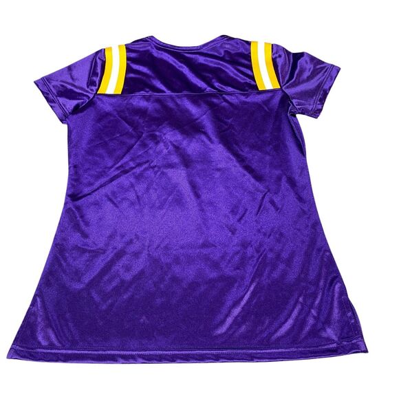 Minnesota Vikings Shirt Womens Medium Purple NFL Team Apparel Football Sports - Picture 9 of 12